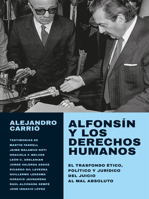 cover image of Alfonsín y los derechos humanos